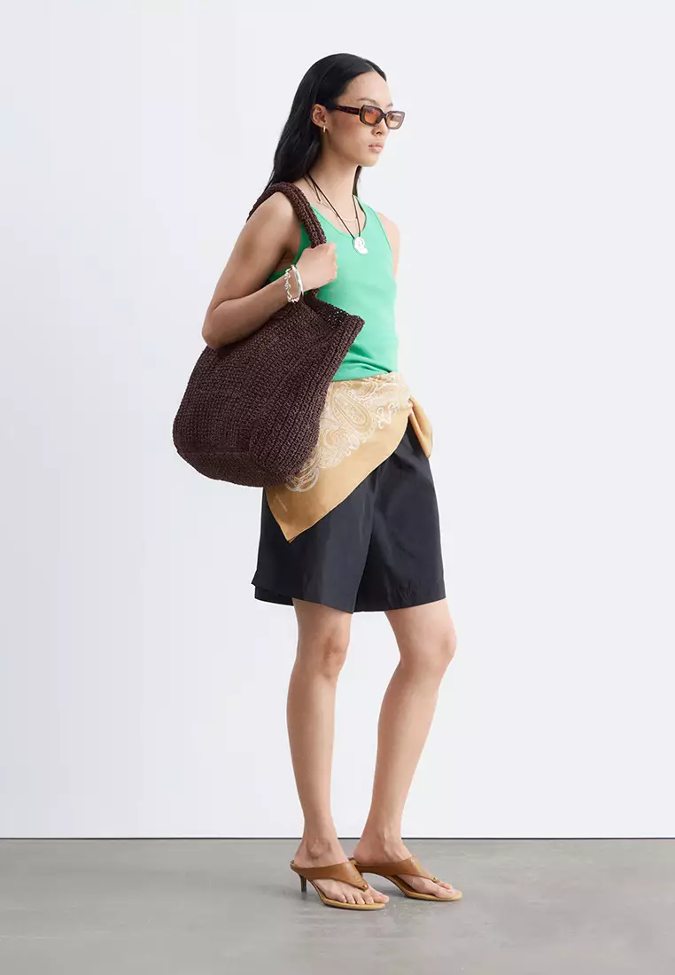 Ribbed Cotton Tank Top