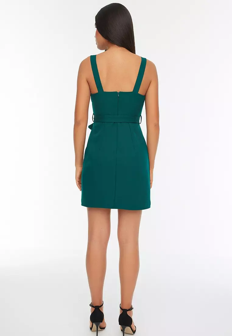 Tie Waist Mini Dress