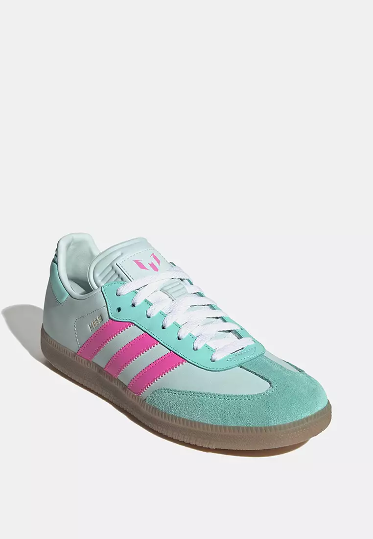 Buy ADIDAS Men's Football Samba Messi Boots Turquoise KI8505 Online |  ZALORA Malaysia