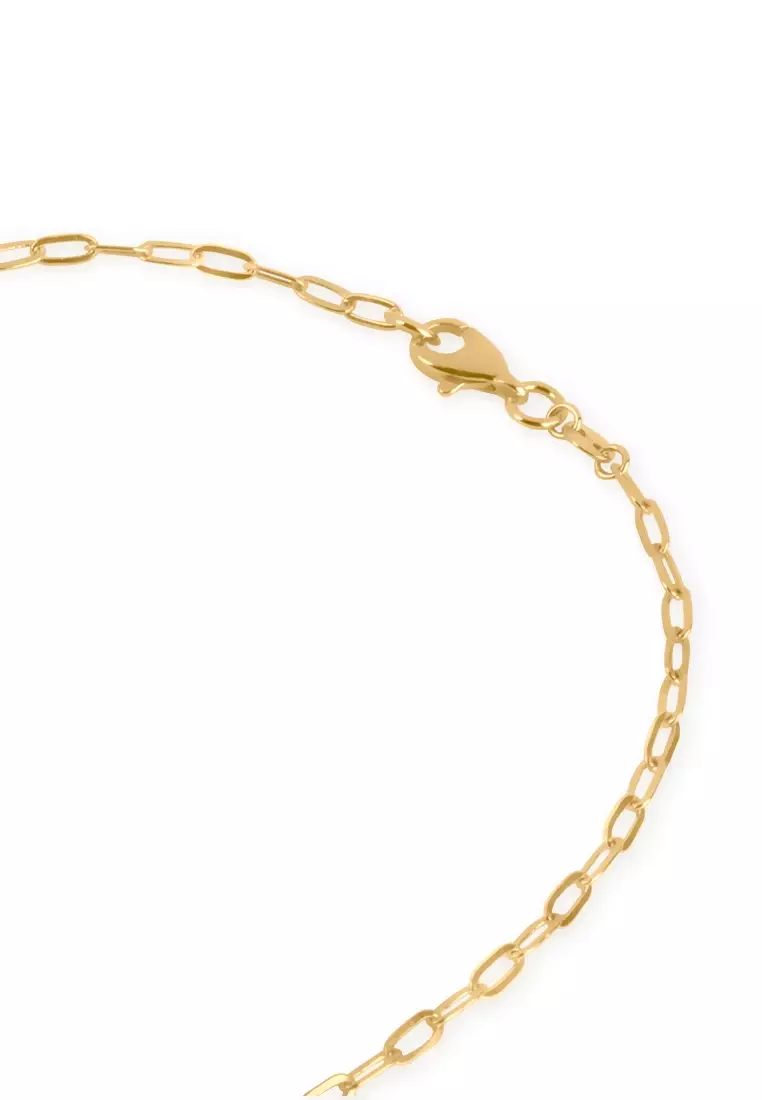 Star Clip Necklace 14k Gold