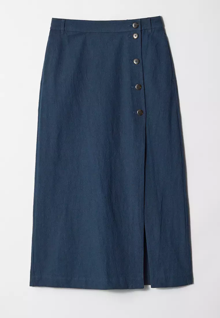A-Line Midi Skirt