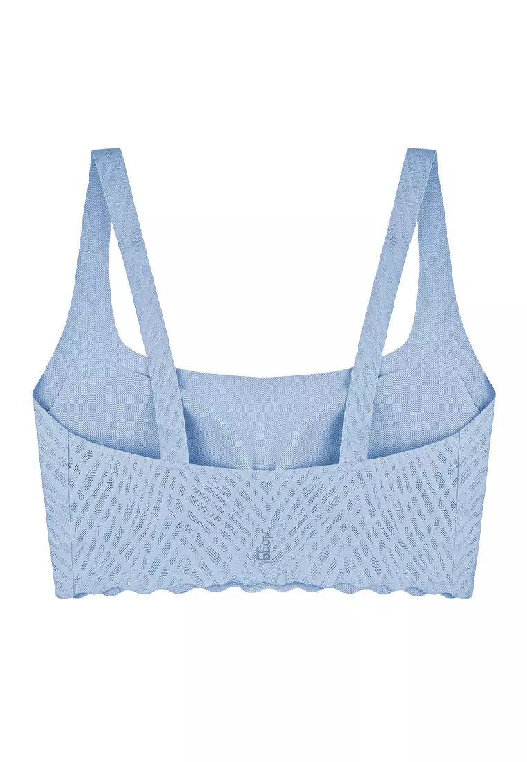 Sloggi ZERO Feel Bliss Top Bra for Women - Bluish Gray