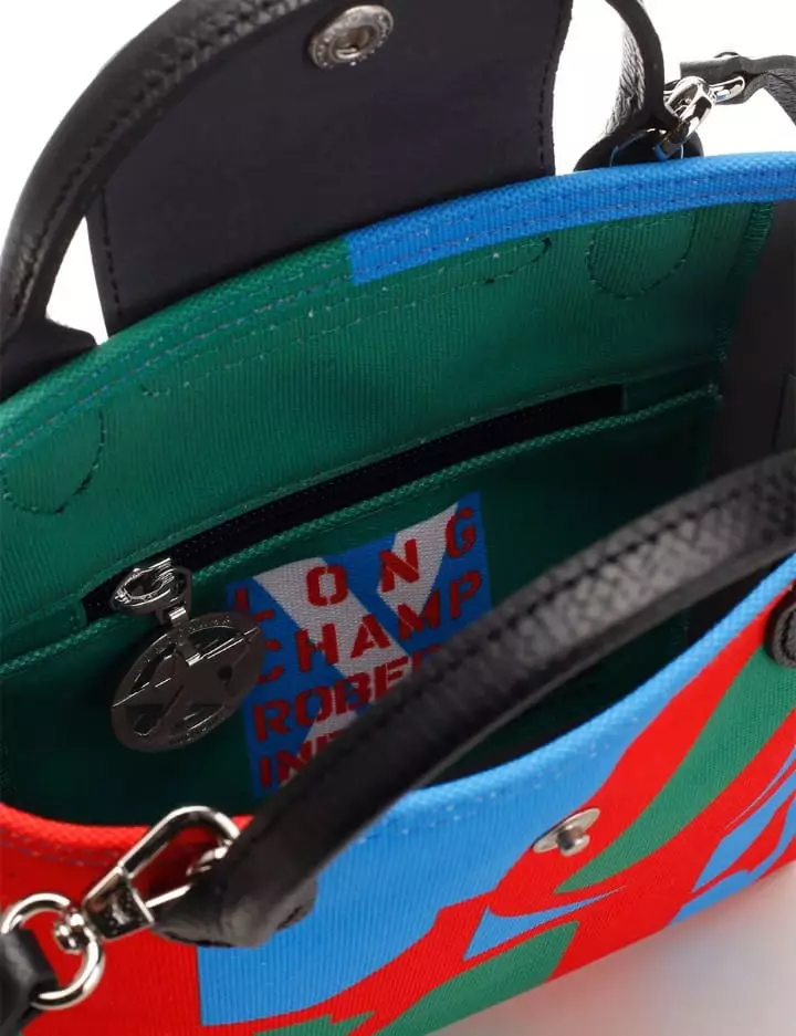 Longchamp X Robert Indiana Crossbody Bag ( Love Biru Merah )