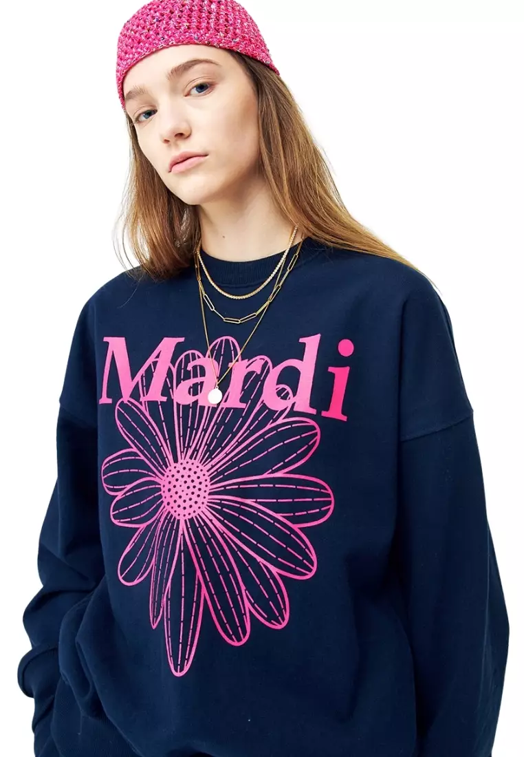 PET SWEATSHIRT FLOWERMARDI_RED IVORY main image 1