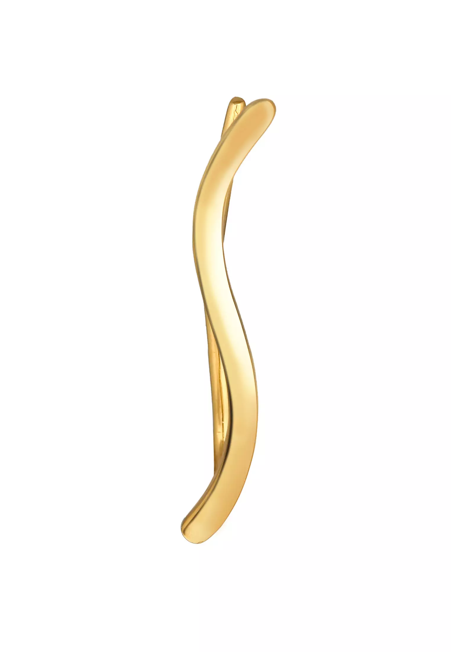 Earrings Earclimber Ear Clips Curved Gold Plated