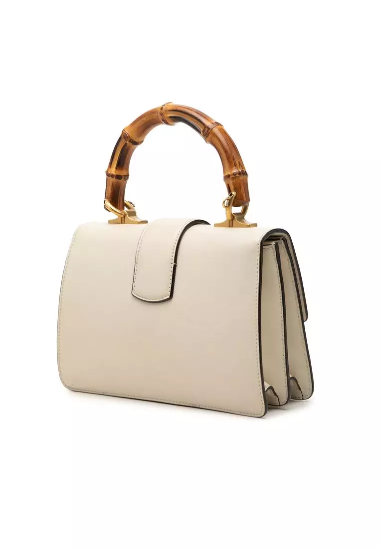 Pre-Loved Gucci Mini Calfskin Bamboo Dionysus Web Satchel