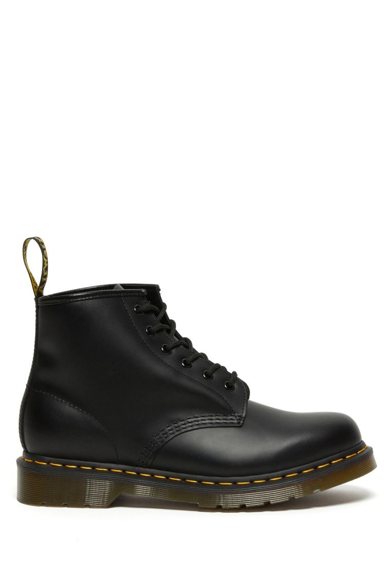 101 YELLOW STITCH SMOOTH LEATHER ANKLE BOOTS