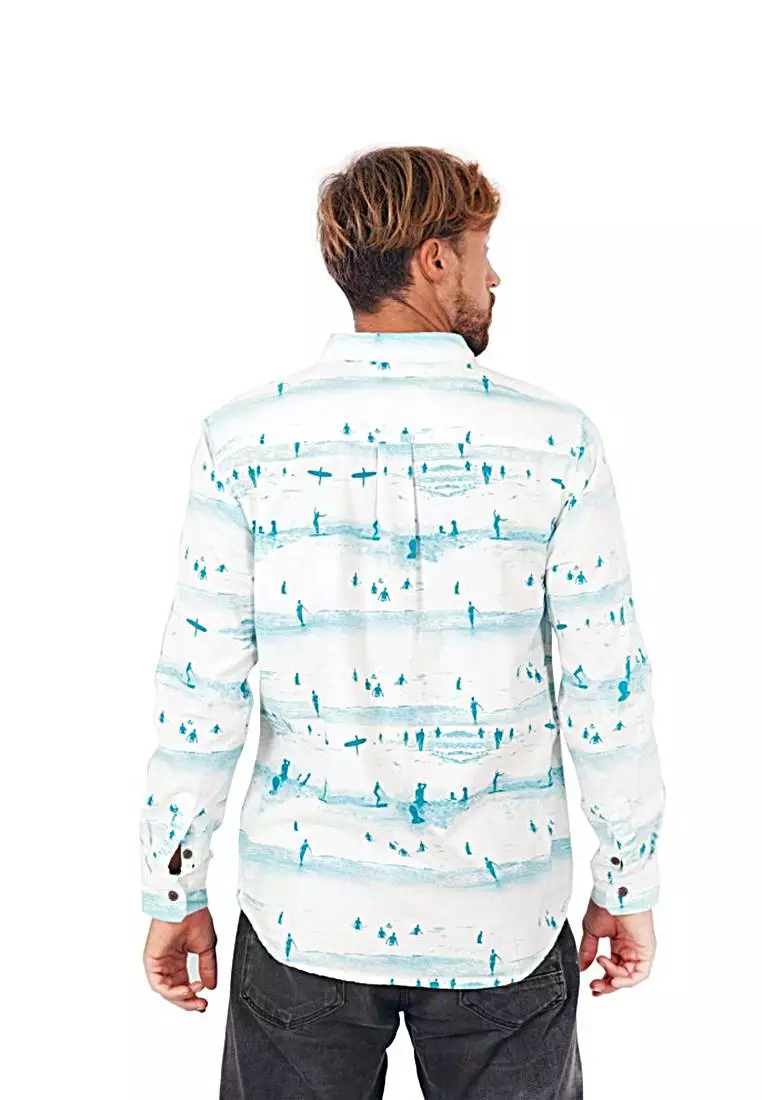 Dragon Kemeja Pria Putih Damian DMSHL001-WHT