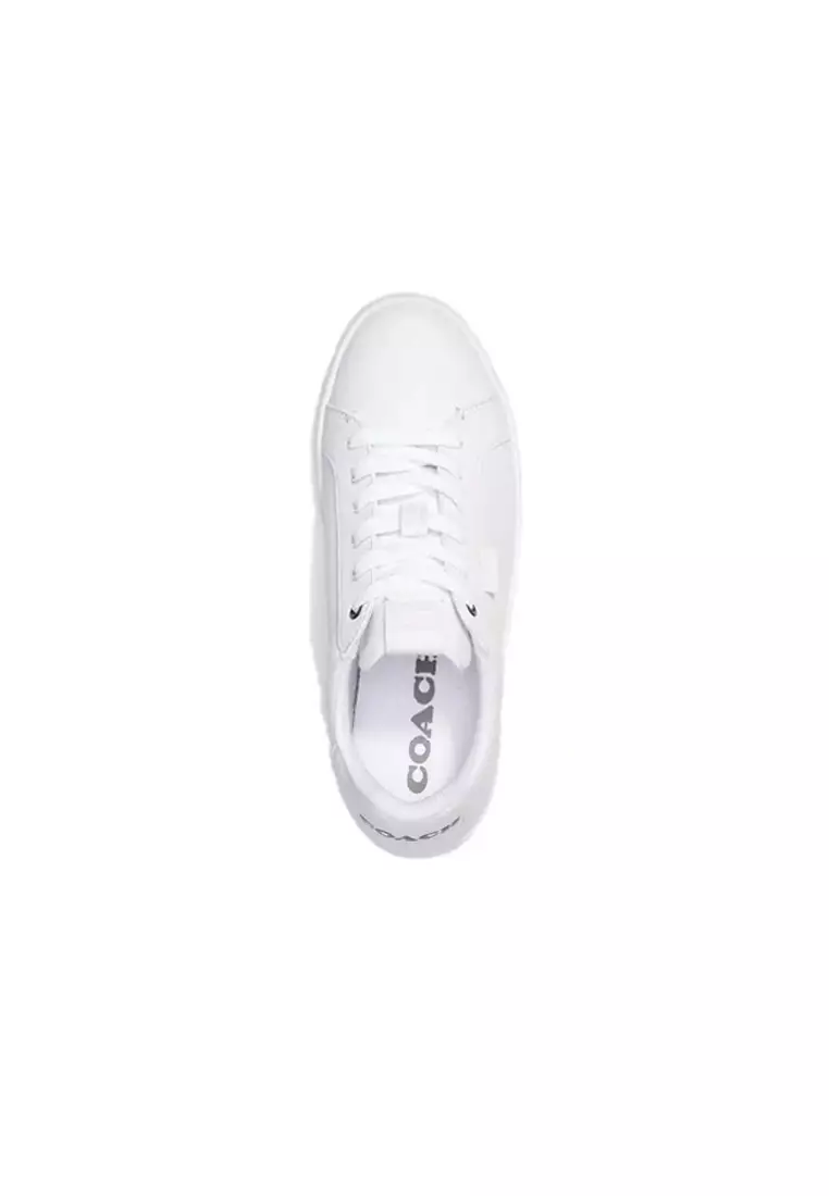 Coach white sneakers womens deals