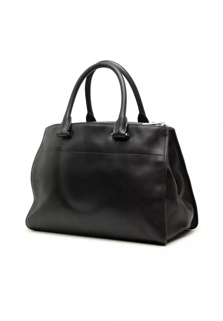 Pre-Loved Prada City Calf Twin Pocket Satchel