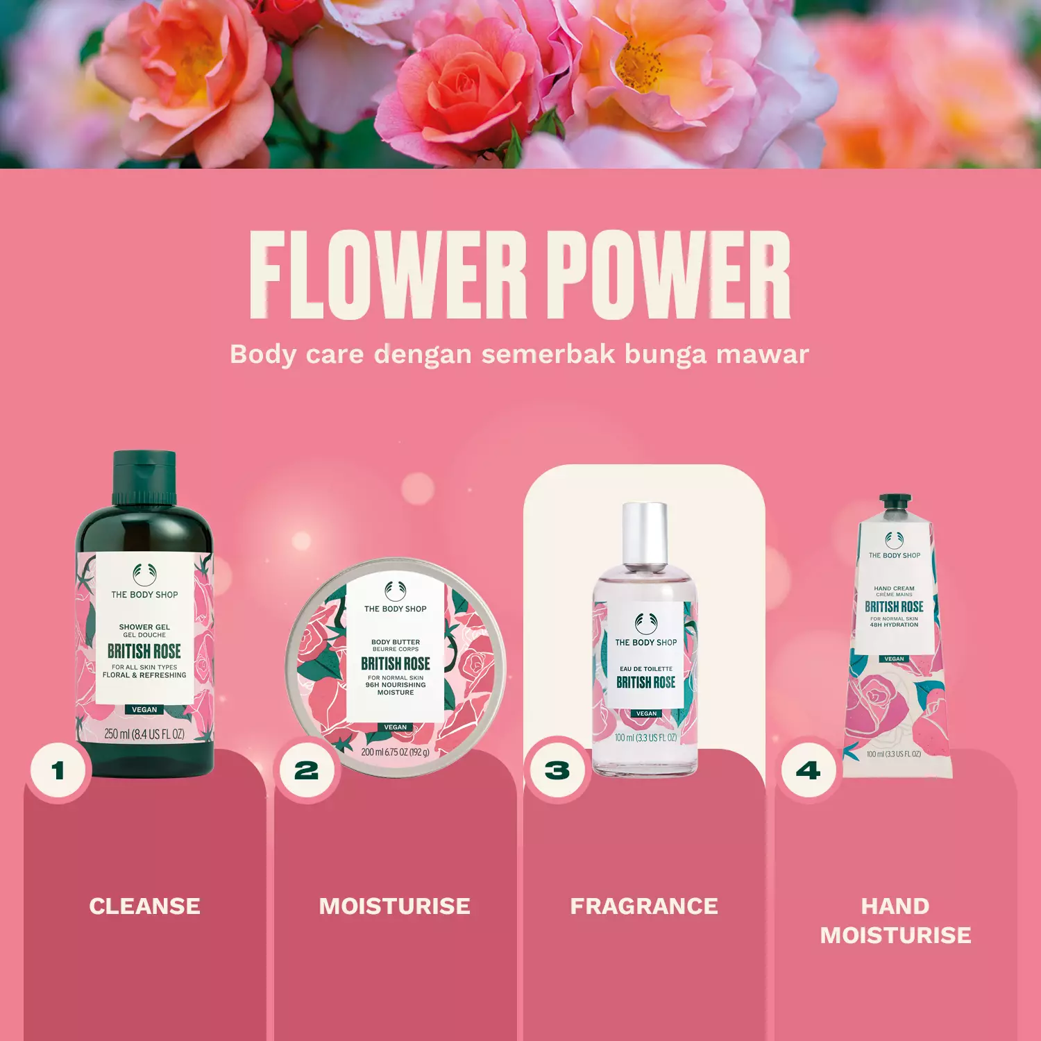 British Rose Eau De Toilette 100Ml