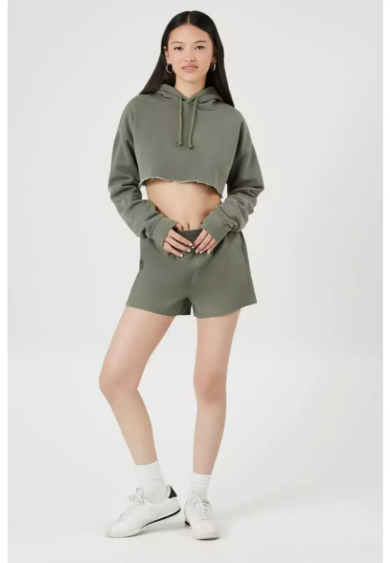 Cut front crop hoodie forever 21 2025