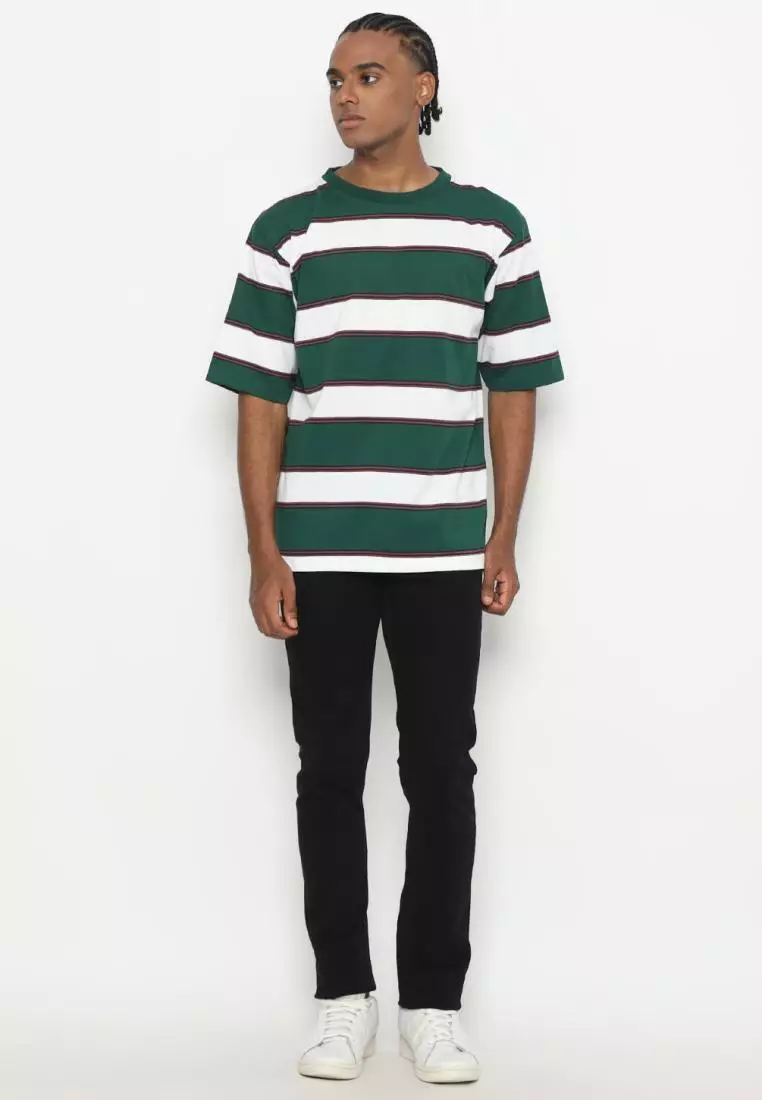 MATSUDA Kaos Oversize 20s Stripe Heavyweight Mobara