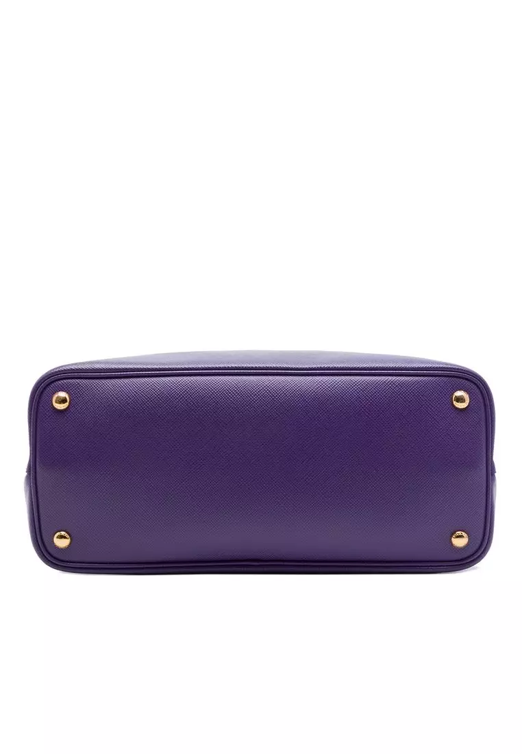 Pre-Loved Prada Medium Saffiano Cuir Double Satchel