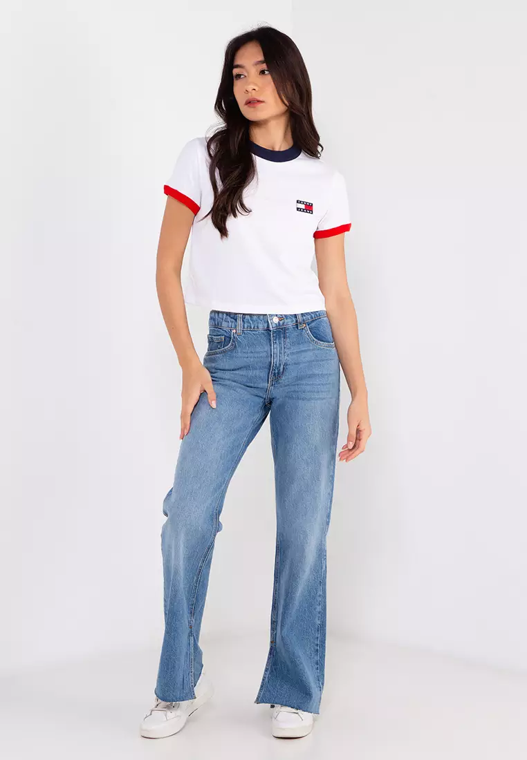 Tommy jeans ringer sale tee