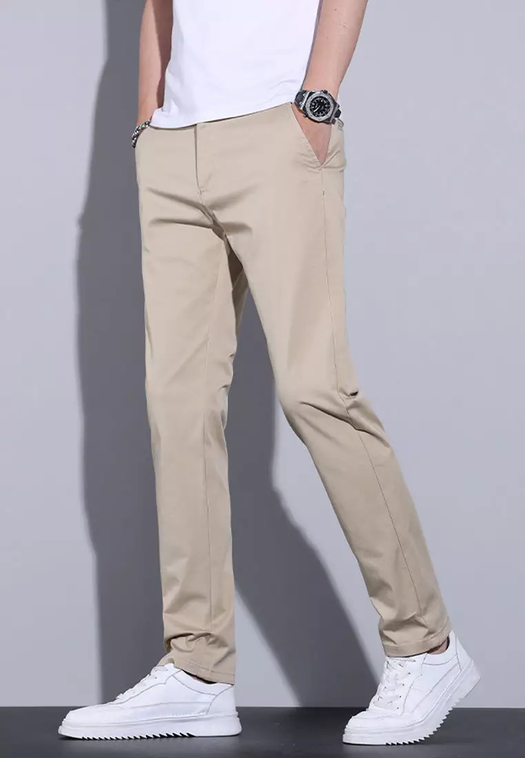 Slim Twill Trousers
