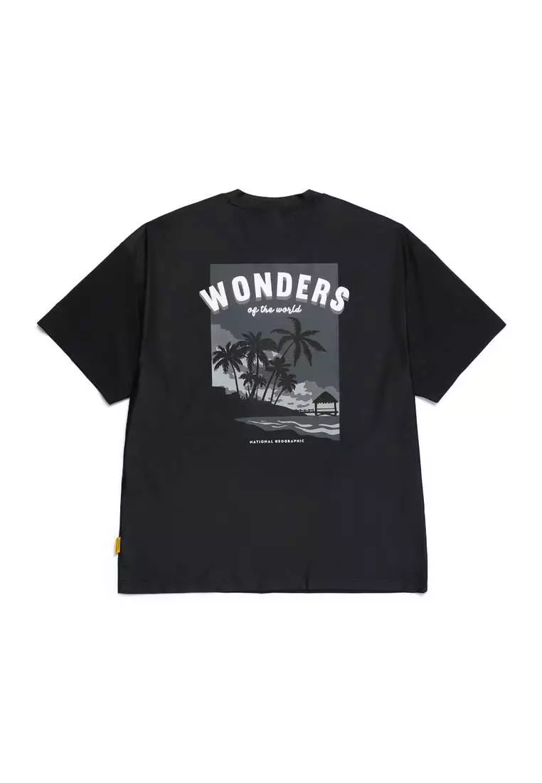 男女同款圖案短袖防曬衣