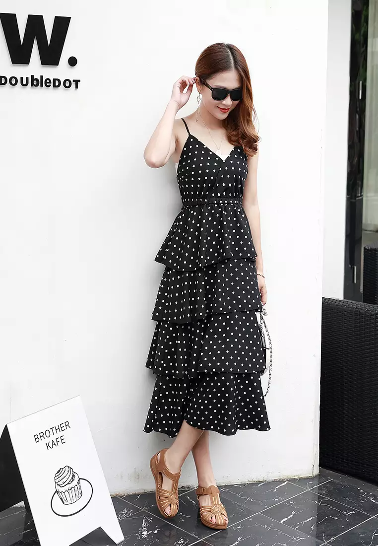 5CM Hollowed PU Wedge Sandals ALM298-3