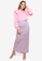 Lubna pink and blue Trim Ruffle Top With Skirt Set BF37EAA89E5BCCGS_1