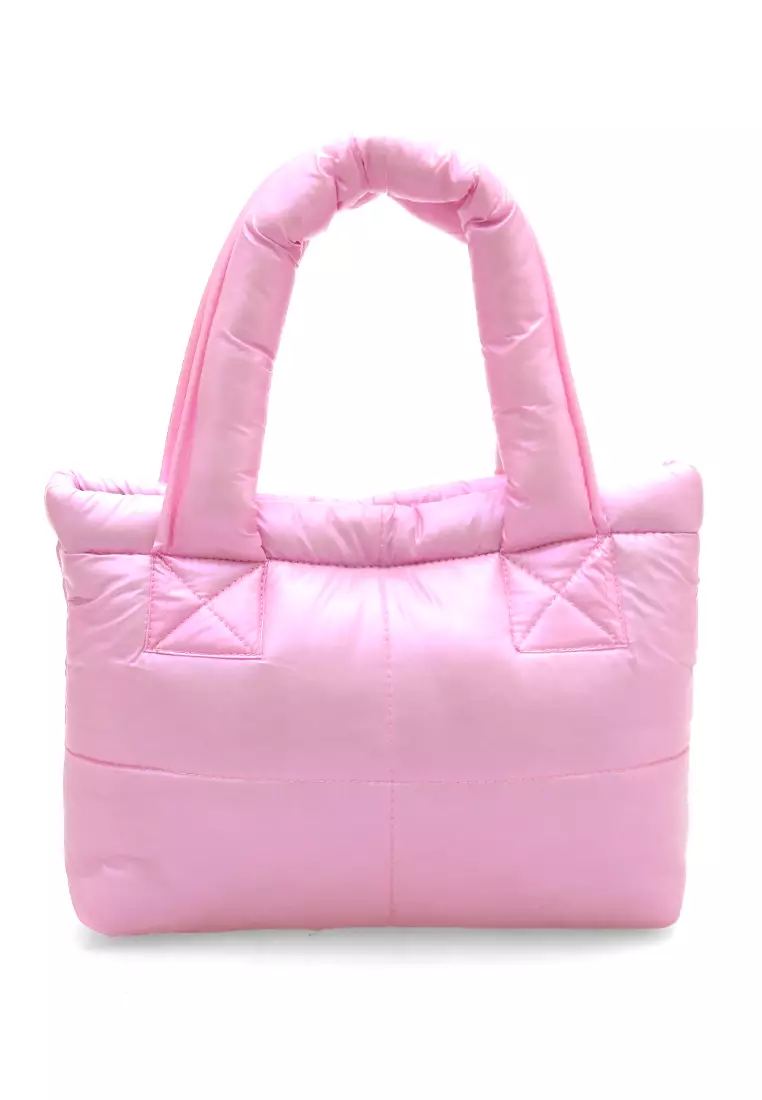 Angelina Pillow Puffy Bag Smooth Texture And High Quality - Blush