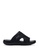 Louis Cuppers 黑色 Faux Leather Stitched Sandals DE2EBSHB6390D3GS_1