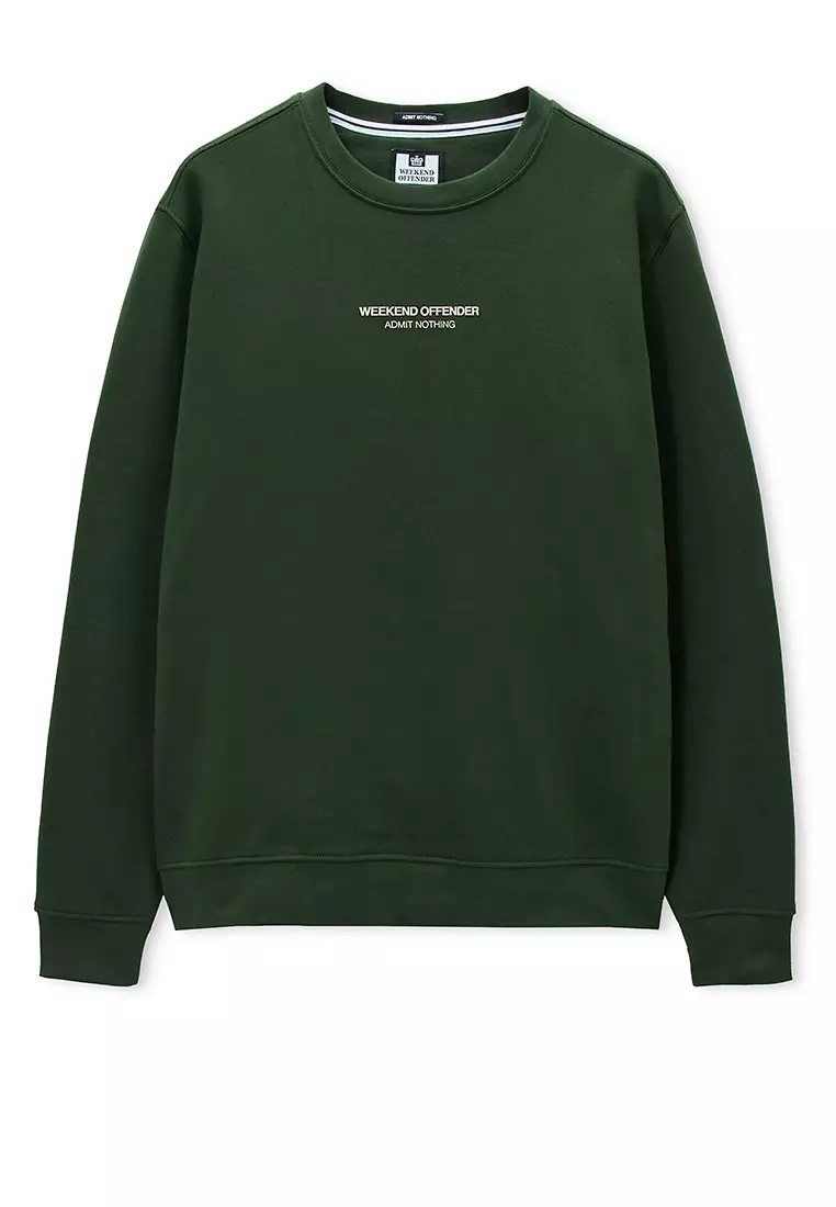 MENS BLACK FOREST/CALCIUM RAVAL WOAN SWEATSHIRT