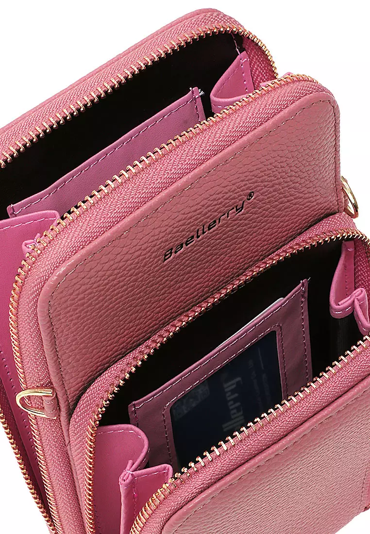 Sling Bag Tas Selempang Wanita Dompet HP Multifungsi Many Slot Material PU Leather ORIGINAL