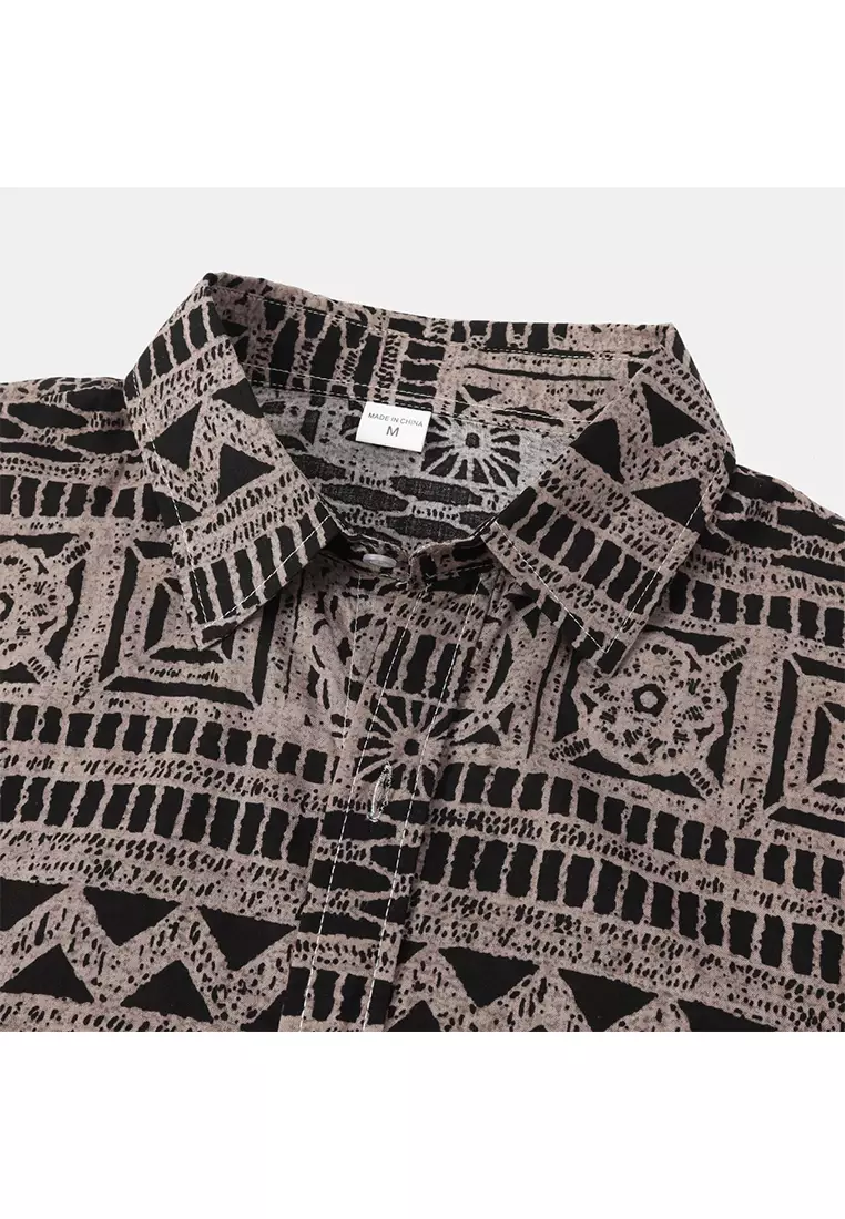 Printed Short-Sleeved Shirt YL5820