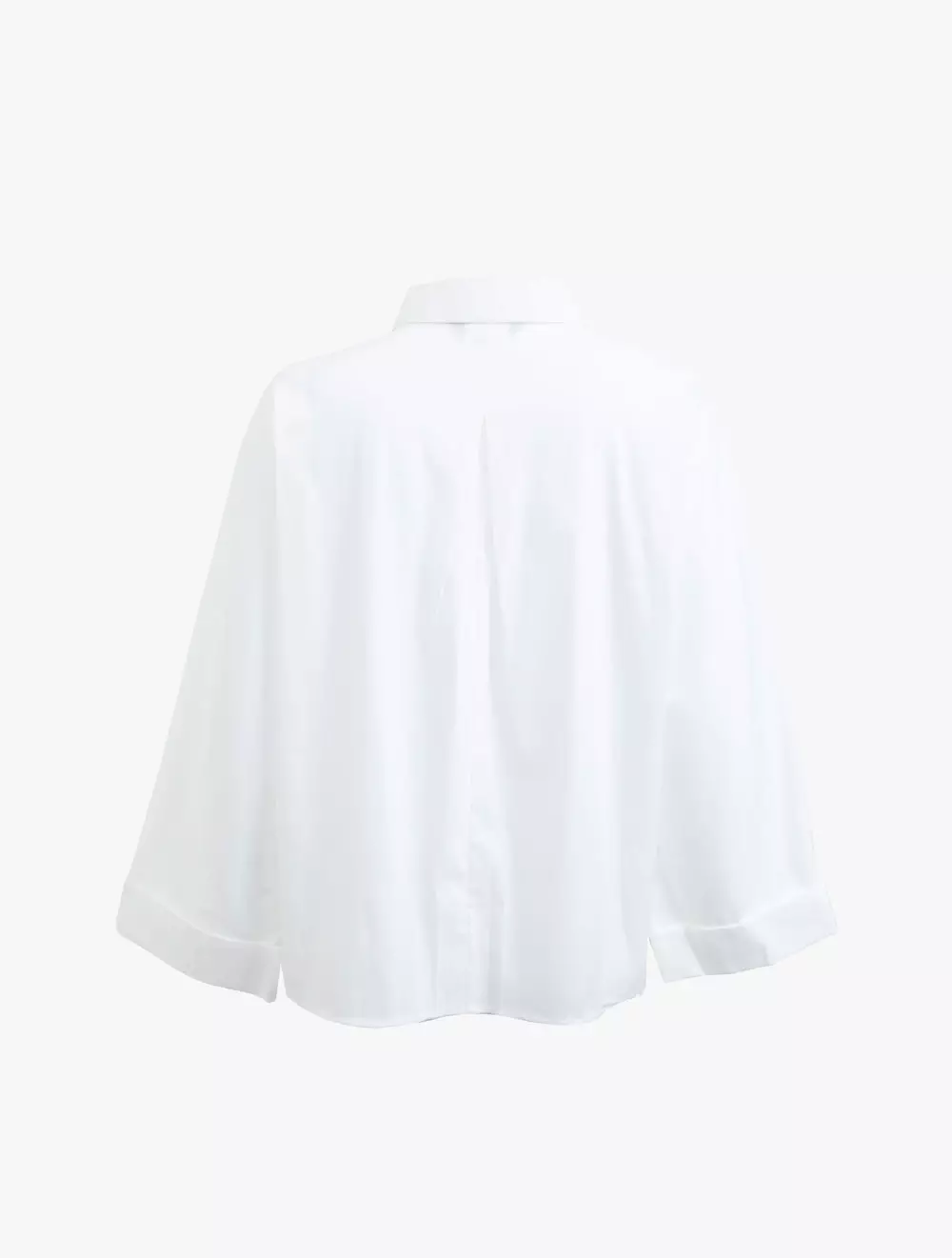 Brooks Brothers Pleated Collar Wide Sleeve Blouse