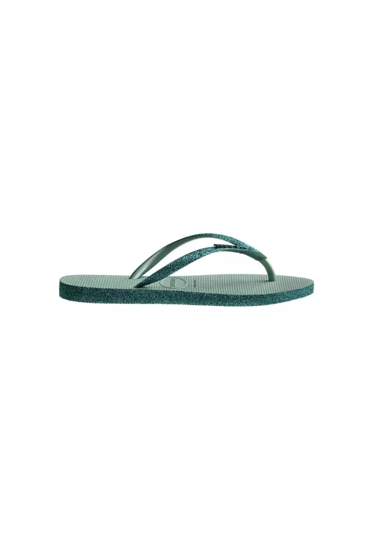 Women Slim Sparkle II Flip Flops - Clay