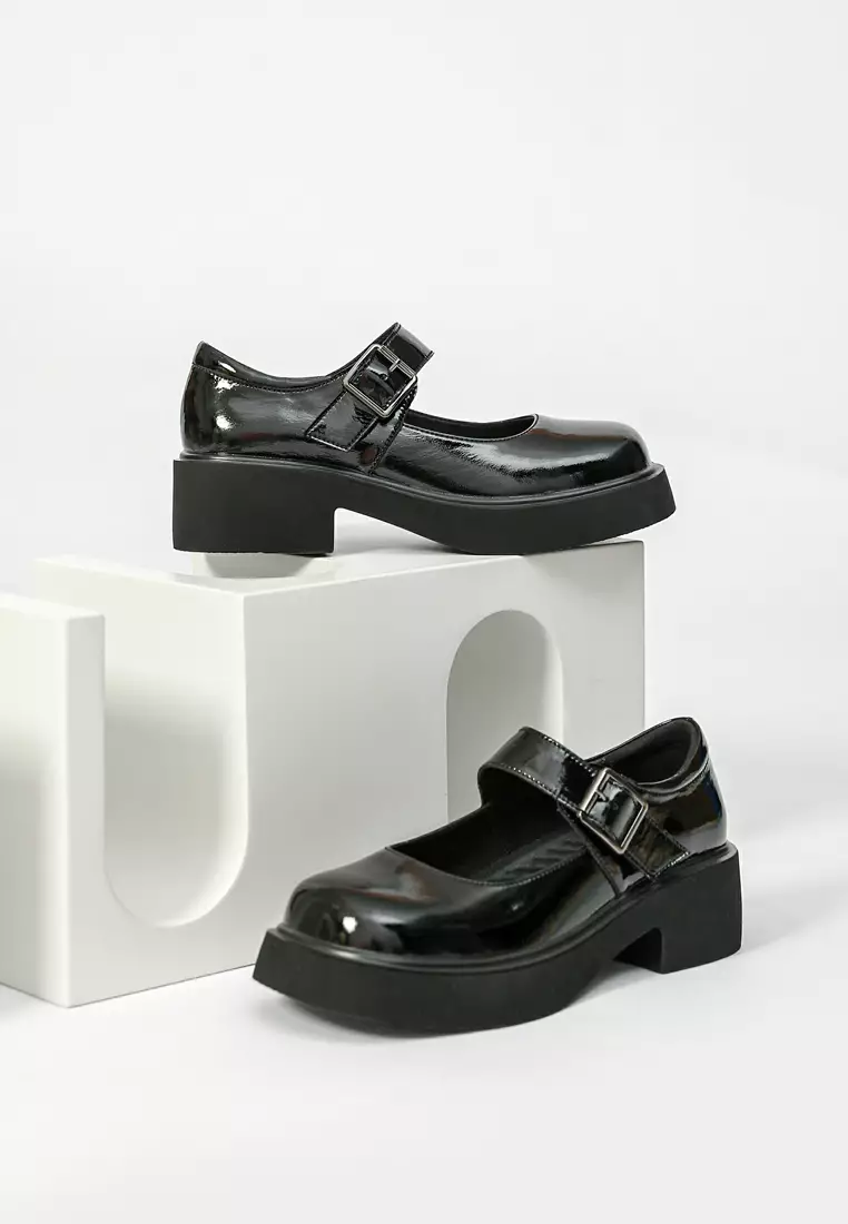 5CM Leather Mary Jane Shoes MZ0071