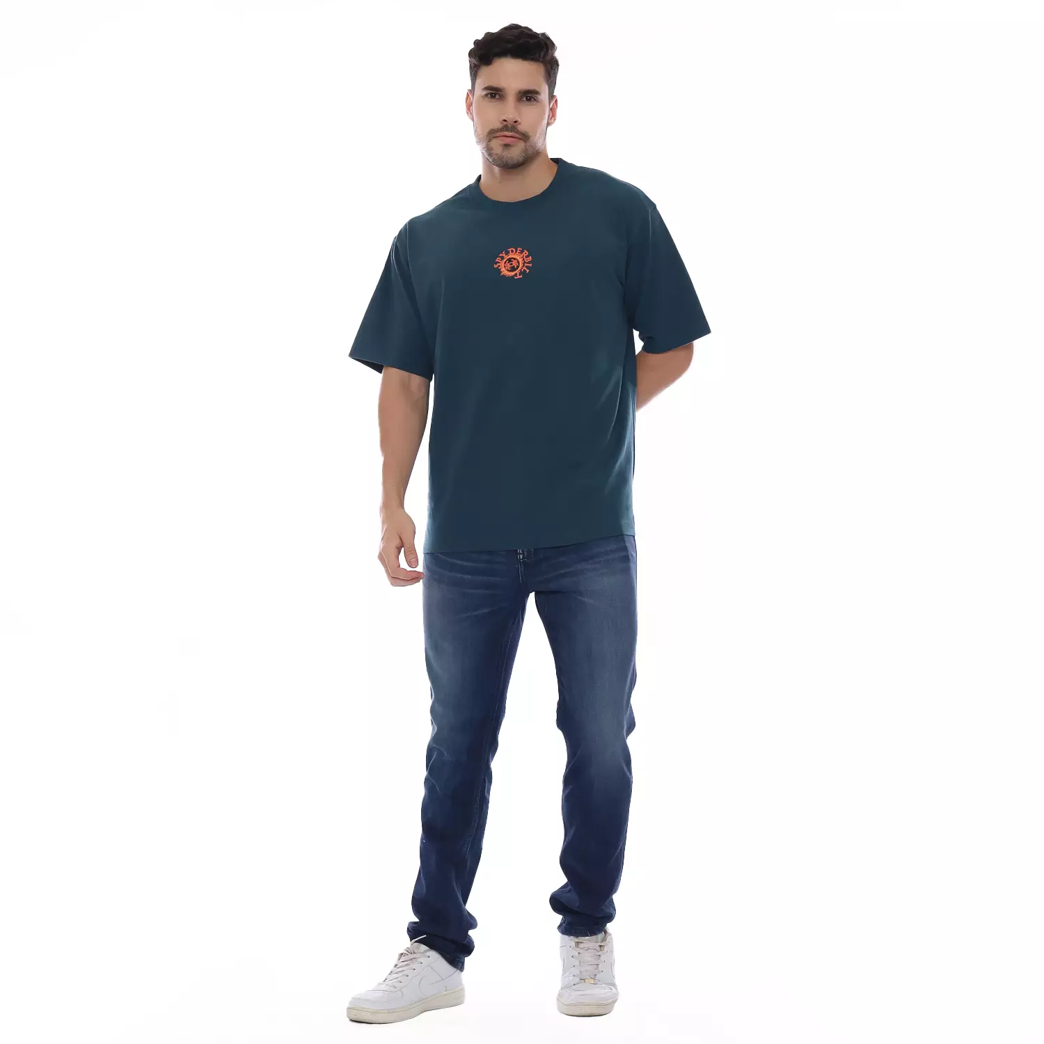 Spyderbilt Kaos Lengan Pendek Pria On Fire Men Oversize Tee Planet Surf