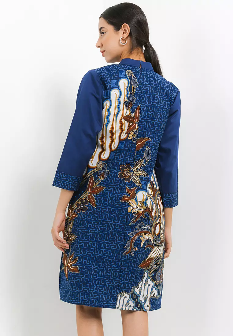Adena Dress Batik Katun Wanita