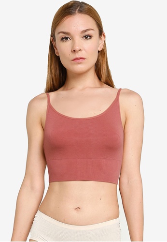 Old Navy red Rib-Knit Seamless Cami Bralette 96F54US17FC950GS_1