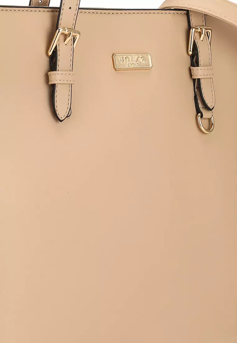 Faux Leather Convertible Tote