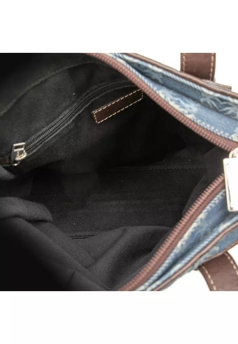 Pre-Loved Loewe Anagram Denim Tote