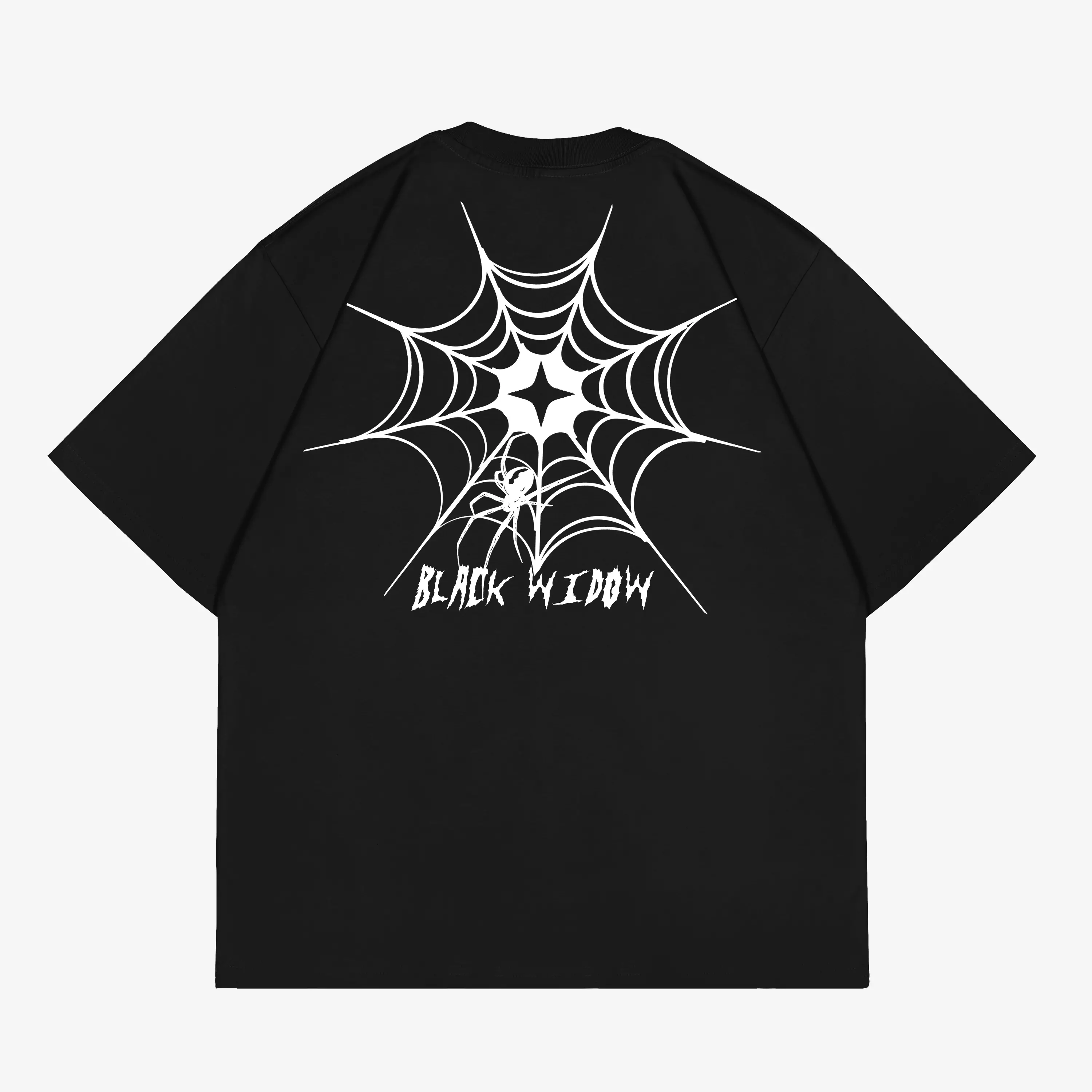 OOTDSUPPLY Oversized Tshirt Black Widow 3rd Colors l Kaos Oversize Pria dan Wanita OVZ183