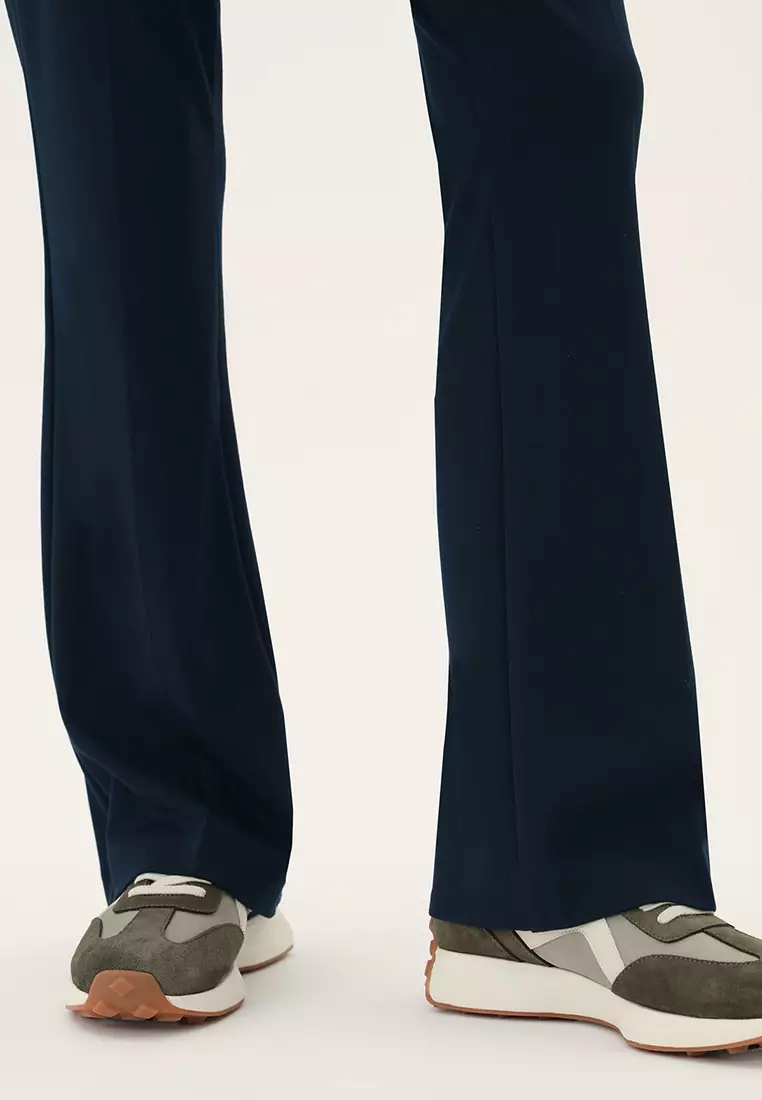 Jersey Flared Trousers