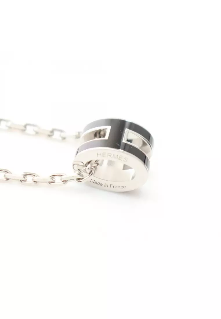 Buy Hermes Pre-Loved Hermès MINI POP H Mini Pop H necklace Silver