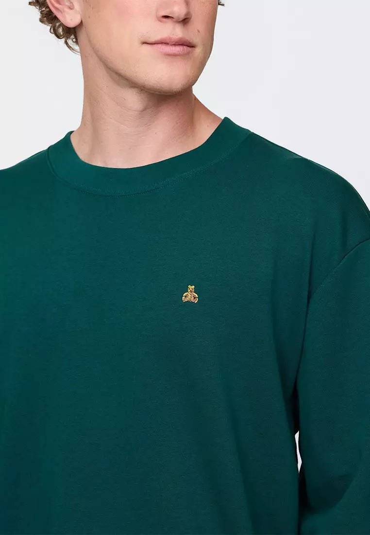 Oversized Terry Crewneck T-Shirt