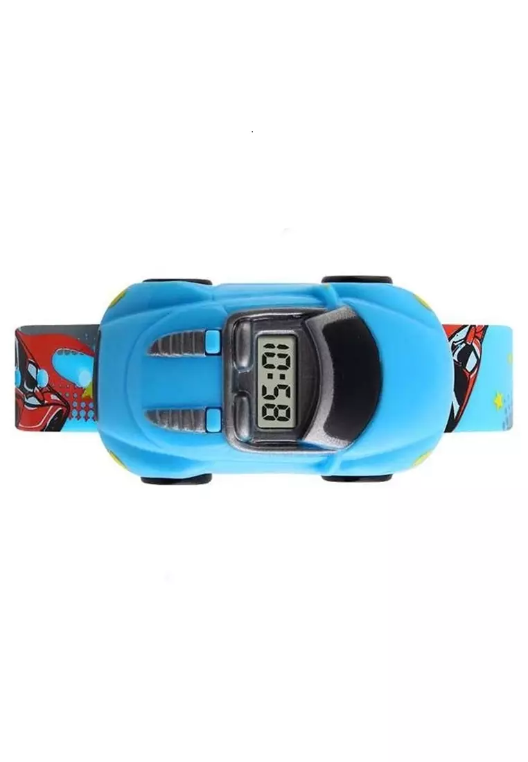 Jam Tangan Digital Anak LED Strap Tali Material ABS + PVC GO04 ORIGINAL