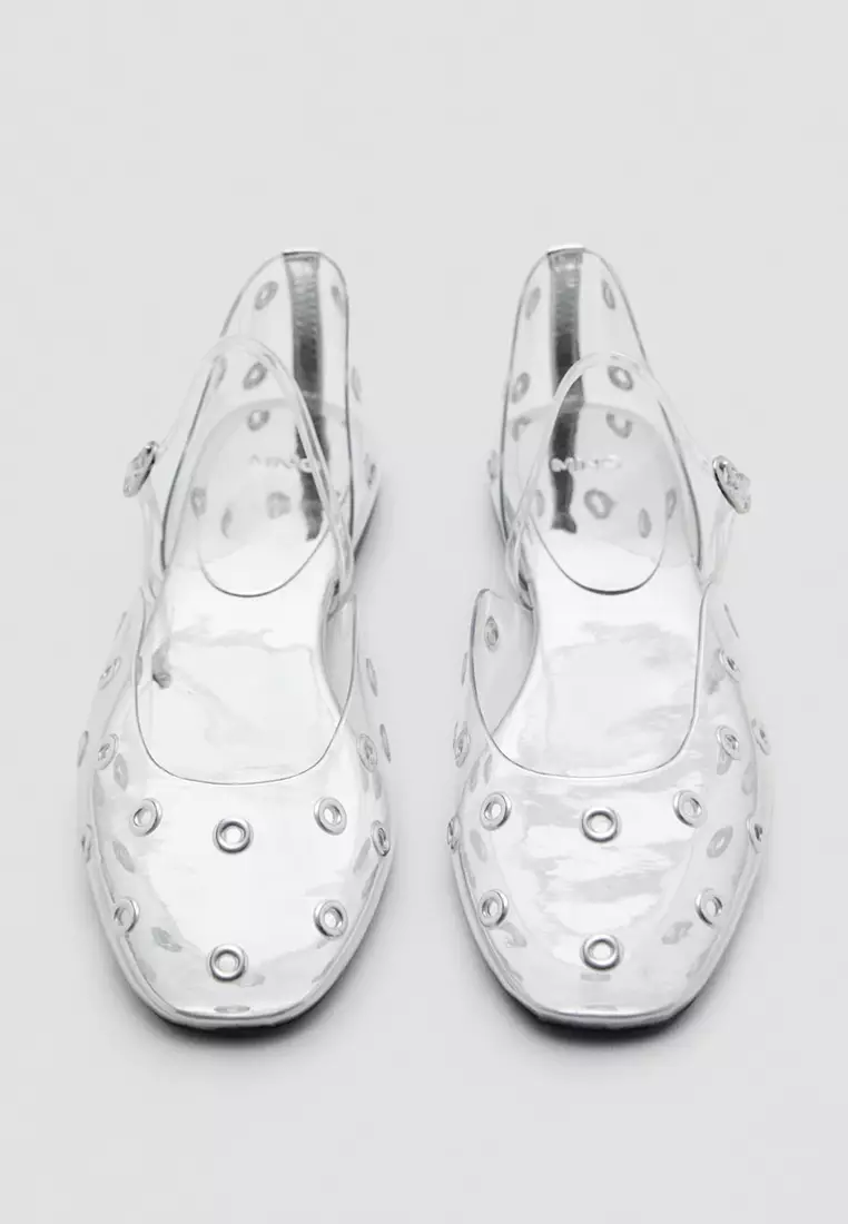 Vinyl Shoes with Eyelets