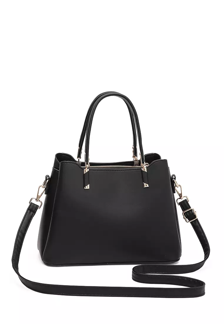 GYKACO WILLOW Black - Tas Wanita Hand bag - Fashion Top Handle Bag (Import)