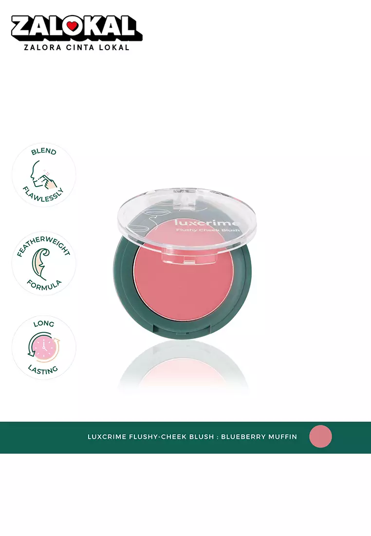 Luxcrime Flushy-Cheek Blush Blueberry Muffin