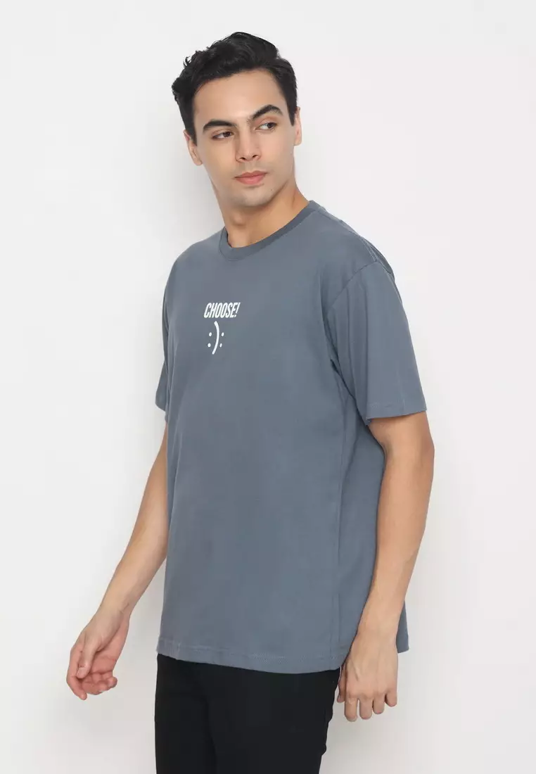 NX T-Shirt Cotton Combed Tebal Pria 207370341