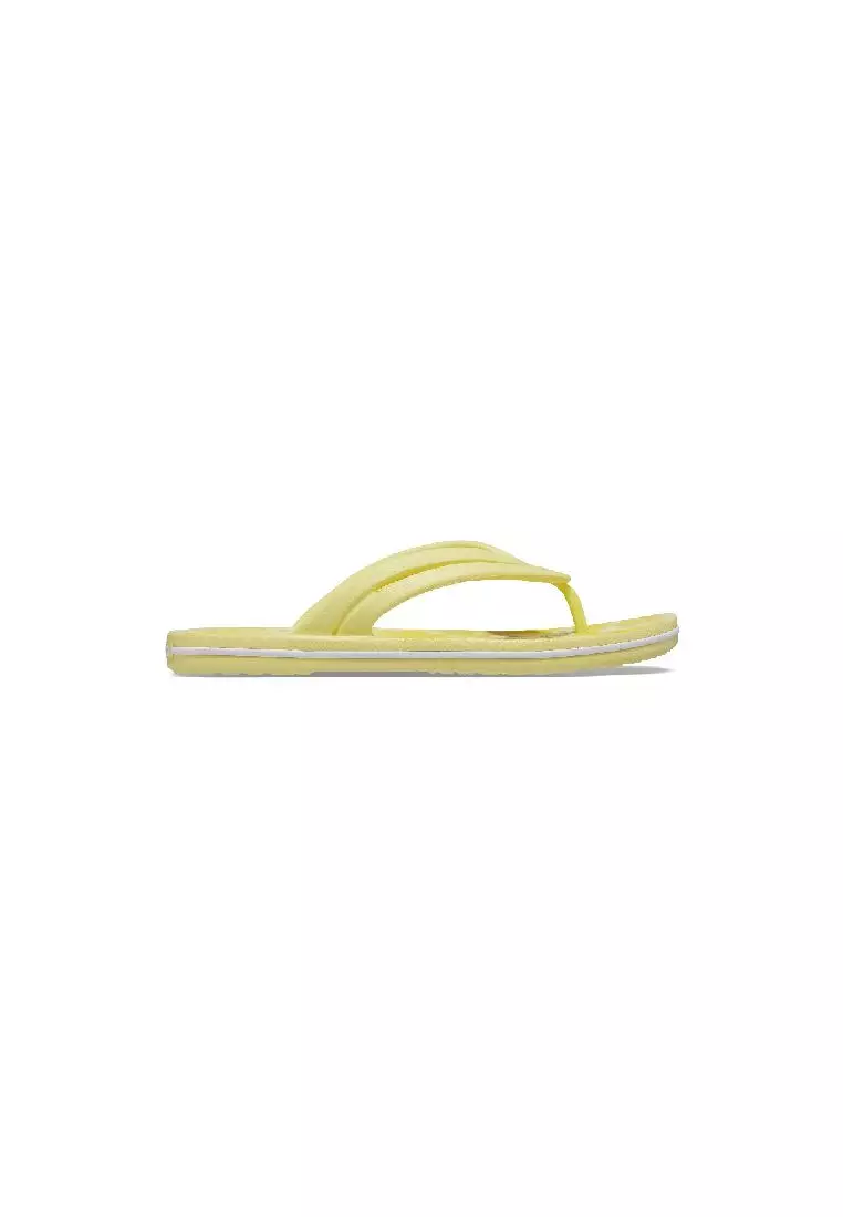 Buy Crocs Women Crocband Bleach Dye Flip In Banana 2024 Online