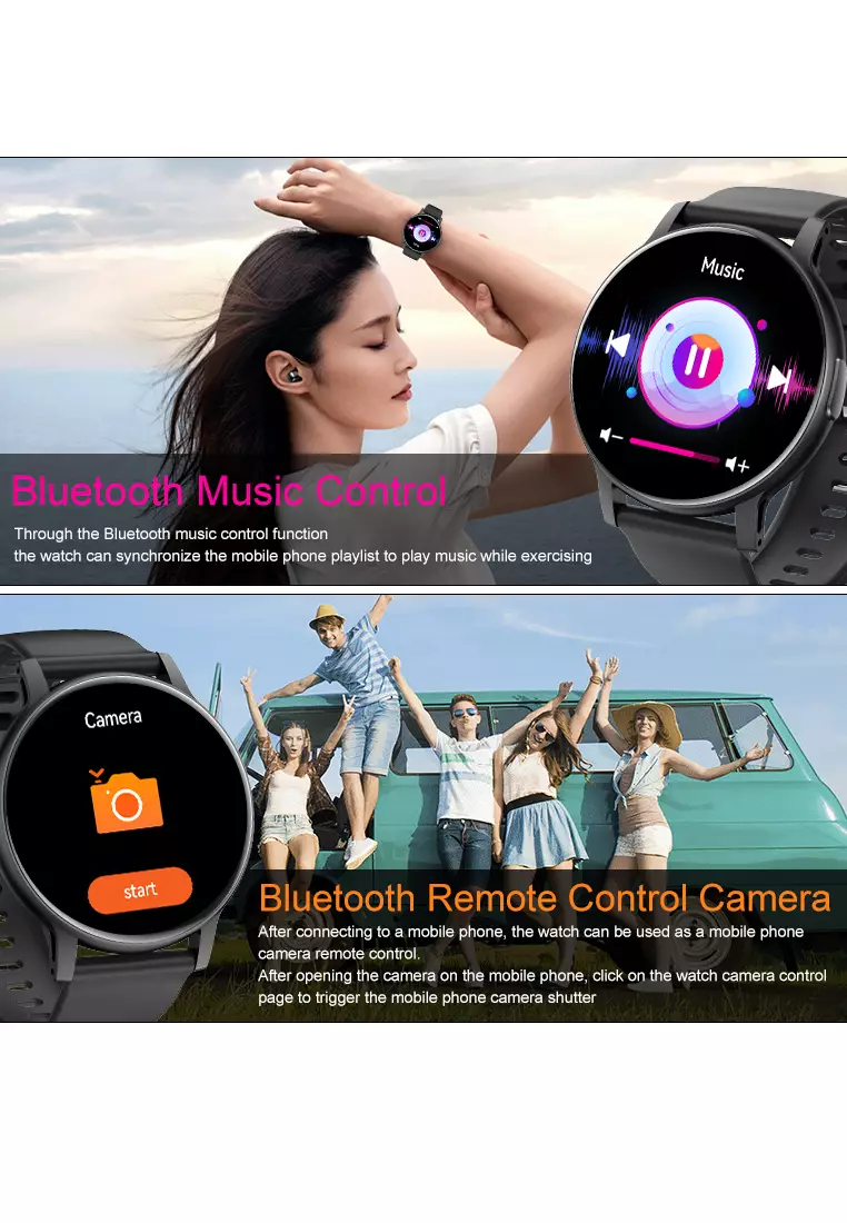 Smart Watch S100 1.39 inch AI Intelligent Voice Jam Pintar Mulitple Sports Mode black