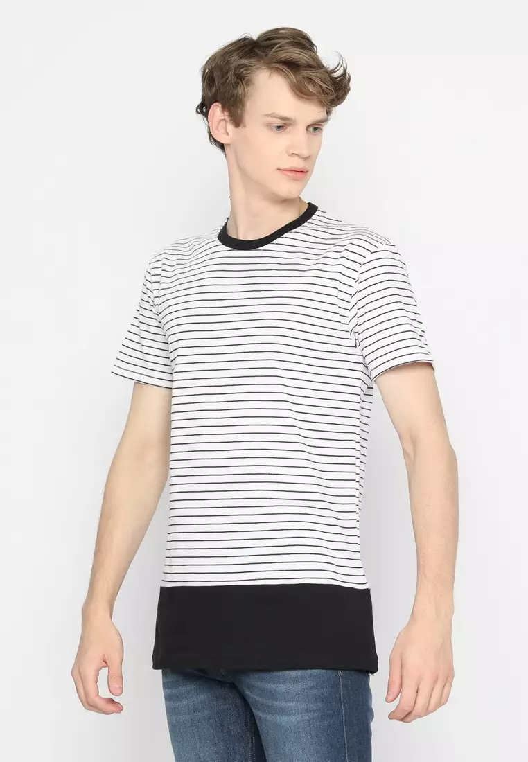 POLICE T-Shirt Salur Cotton Pria  207160601