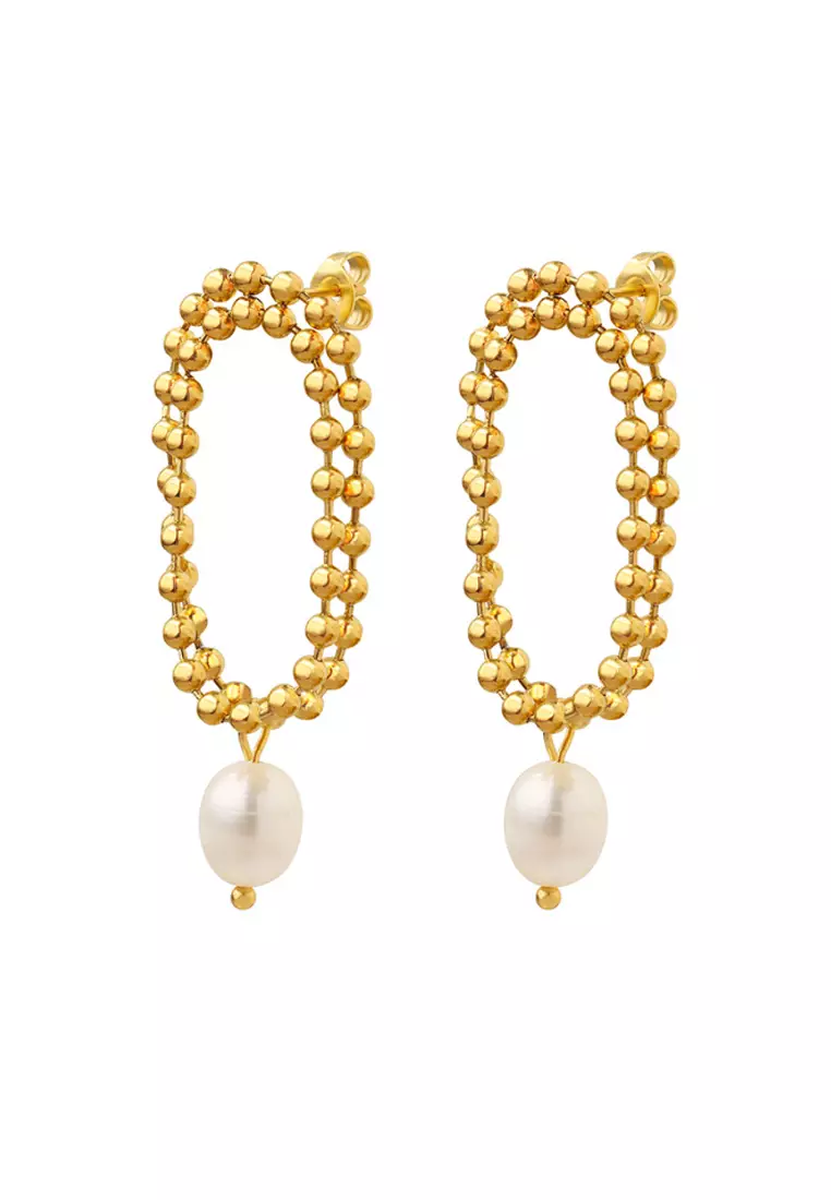 Freshwater Pearl Earrings (PHKJEA20159)