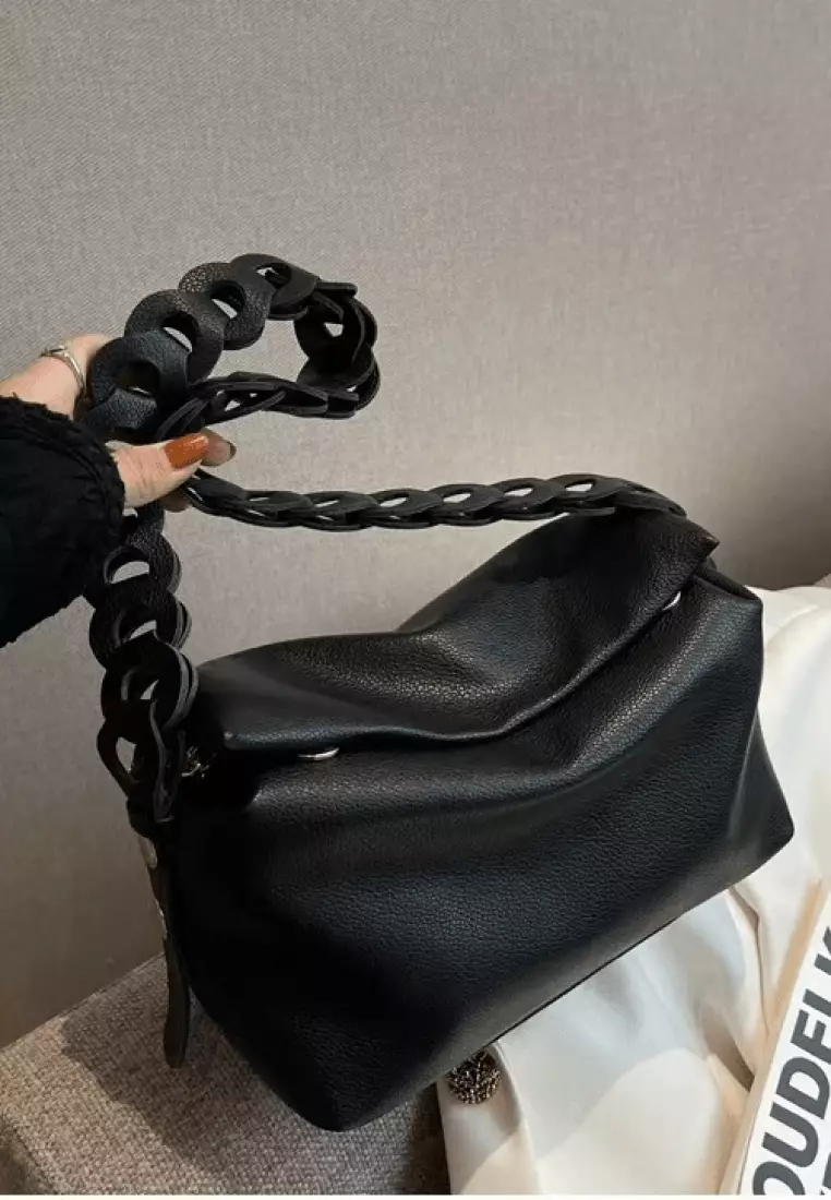 Vedlyn gt2123 Tas selempang wanita terbaru kekinian - Black